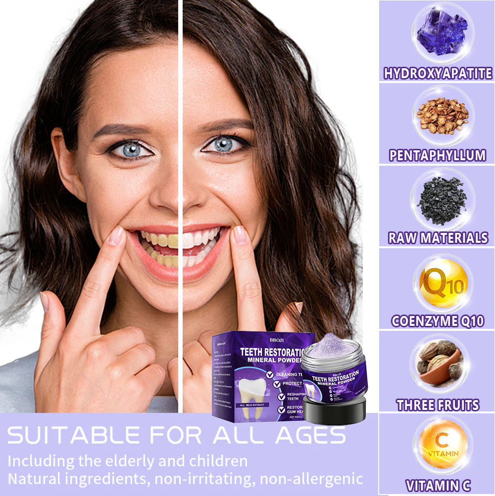 BBOJI™ Teeth Restoration Mineral Powder🦷(ADA recommended)