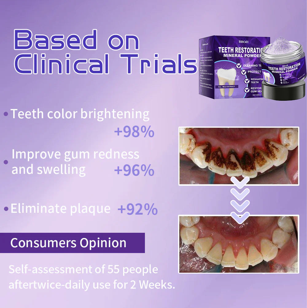 BBOJI™ Teeth Restoration Mineral Powder🦷(ADA recommended)