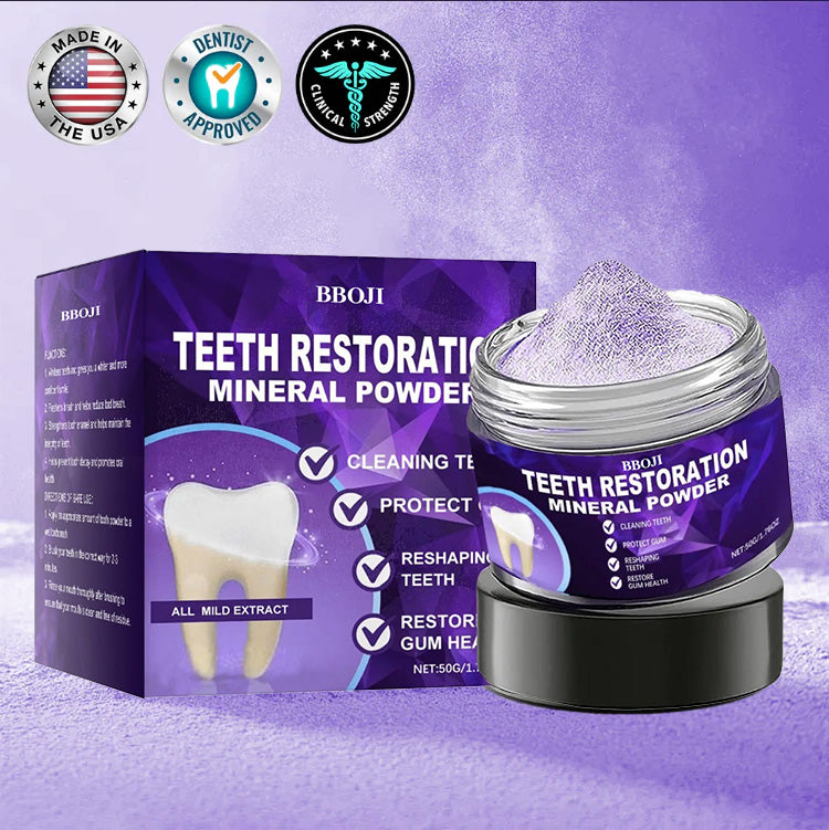 BBOJI™ Teeth Restoration Mineral Powder🦷(ADA recommended)
